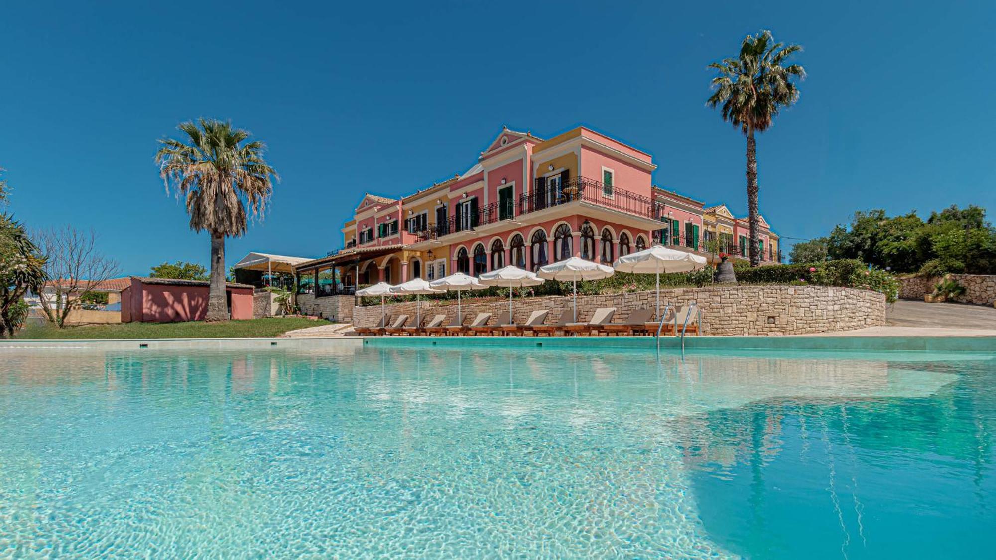 Ionian Arches Hotel Gouvia Bagian luar foto