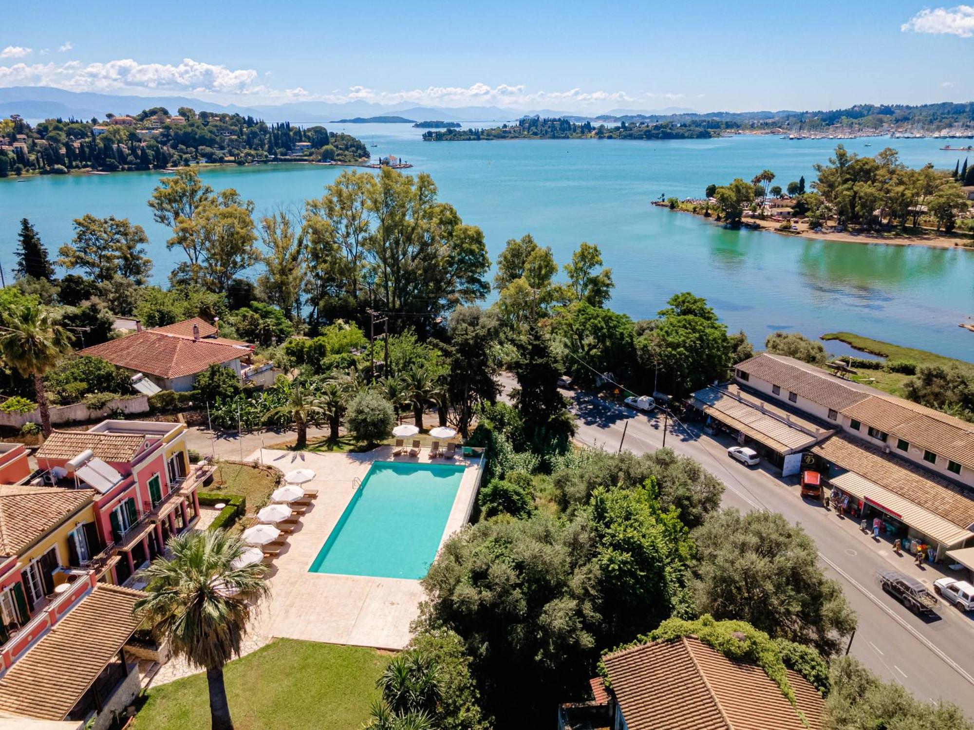 Ionian Arches Hotel Gouvia Bagian luar foto